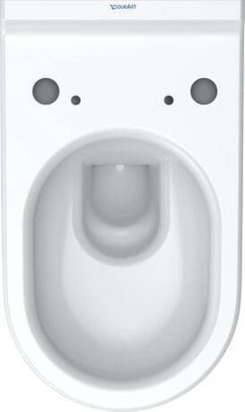 DURAVIT Wand WC für Dusch-WC Sitz 222659 Design by Philippe Starck #2226592000 - © Farbe 00, Weiß Hochglanz 365 x 620 mm