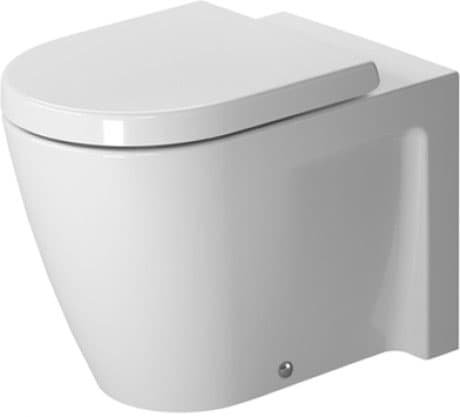 DURAVIT Stand WC 212809 Design by Philippe Starck #21280900001 - © Farbe 00, Weiß Hochglanz, Spülwassermenge: 4,5 l 370 x 570 mm