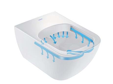 Зображення з  DURAVIT Wall-mounted toilet 222209 Design by sieger design #22220989001 - © Color 00, White High Gloss 365 x 540 mm