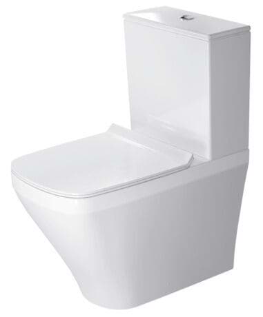Picture of DURAVIT Toilet close-coupled 215509 Design by Matteo Thun & Antonio Rodriguez #2155092000 - © Color 20, White High Gloss, HygieneGlaze, Flush water quantity: 4,5 l 370 x 630 mm