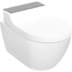 Bild von GEBERIT AquaClean Tuma Comfort WC-Komplettanlage Wand-WC #146.290.FW.1 - WC-Keramik: weiß / KeraTect Designabdeckung: Edelstahl gebürstet