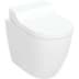 Bild von GEBERIT AquaClean Tuma Comfort WC-Komplettanlage Stand-WC, wandbündig #146.310.FW.1 - WC-Keramik: weiß / KeraTect Designabdeckung: Edelstahl gebürstet