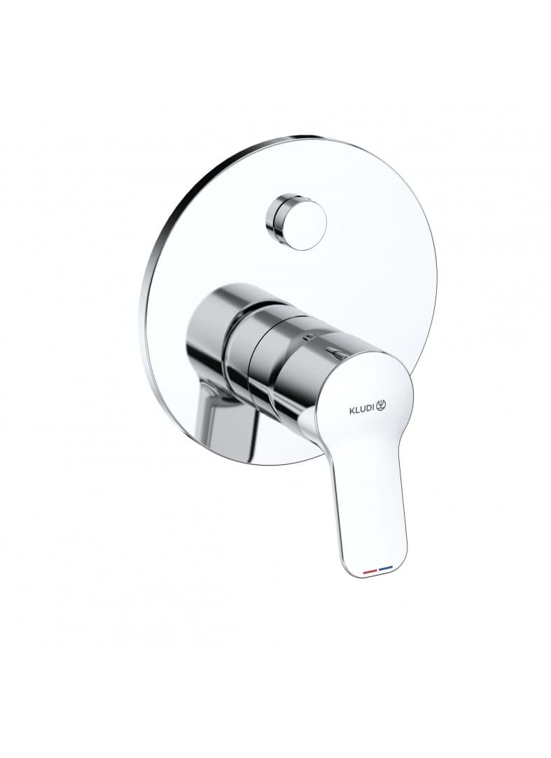 KLUDI PURE&EASY Unterputz-Wannenfüll- und Brause-Einhandmischer #377590565 - chrom