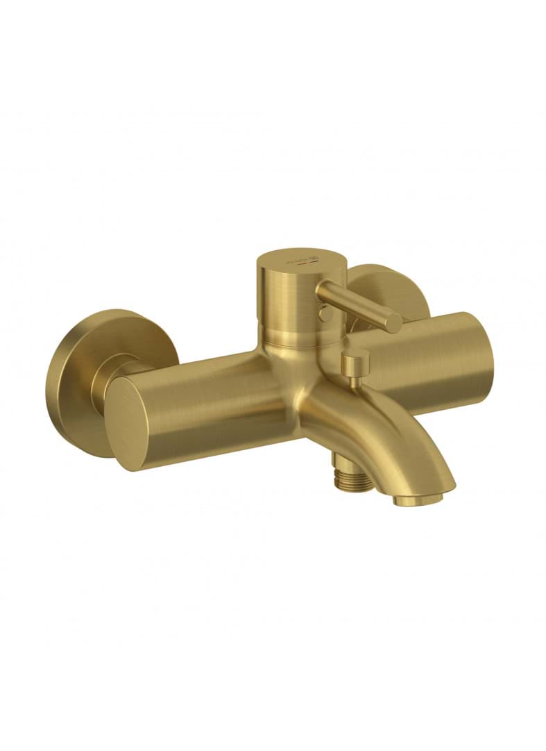 KLUDI Wannenfüll- und Brause-Einhandmischer DN 15 #38691N076 - Brushed Gold