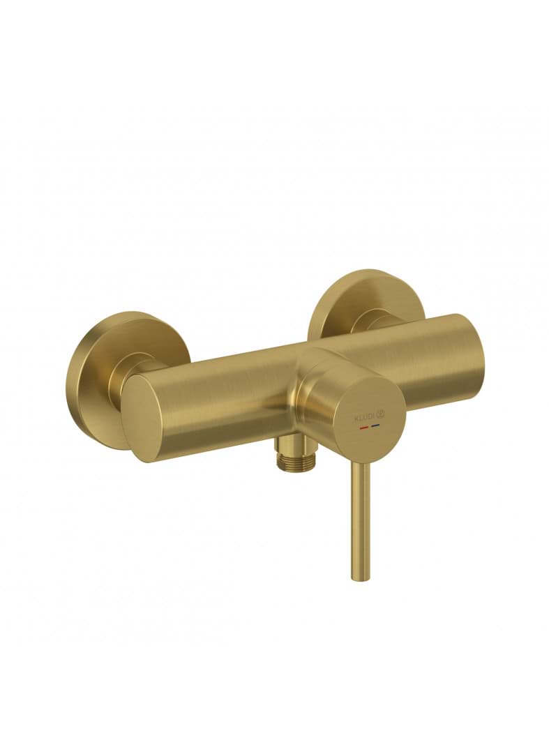 KLUDI Brause-Einhandmischer DN 15 #38831N076 - Brushed Gold