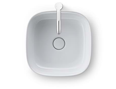 DURAVIT Aufsatzbecken 237342 Design by Sebastian Herkner #2373420079 - • Farbe 00, Weiß Hochglanz 420 x 420 mm