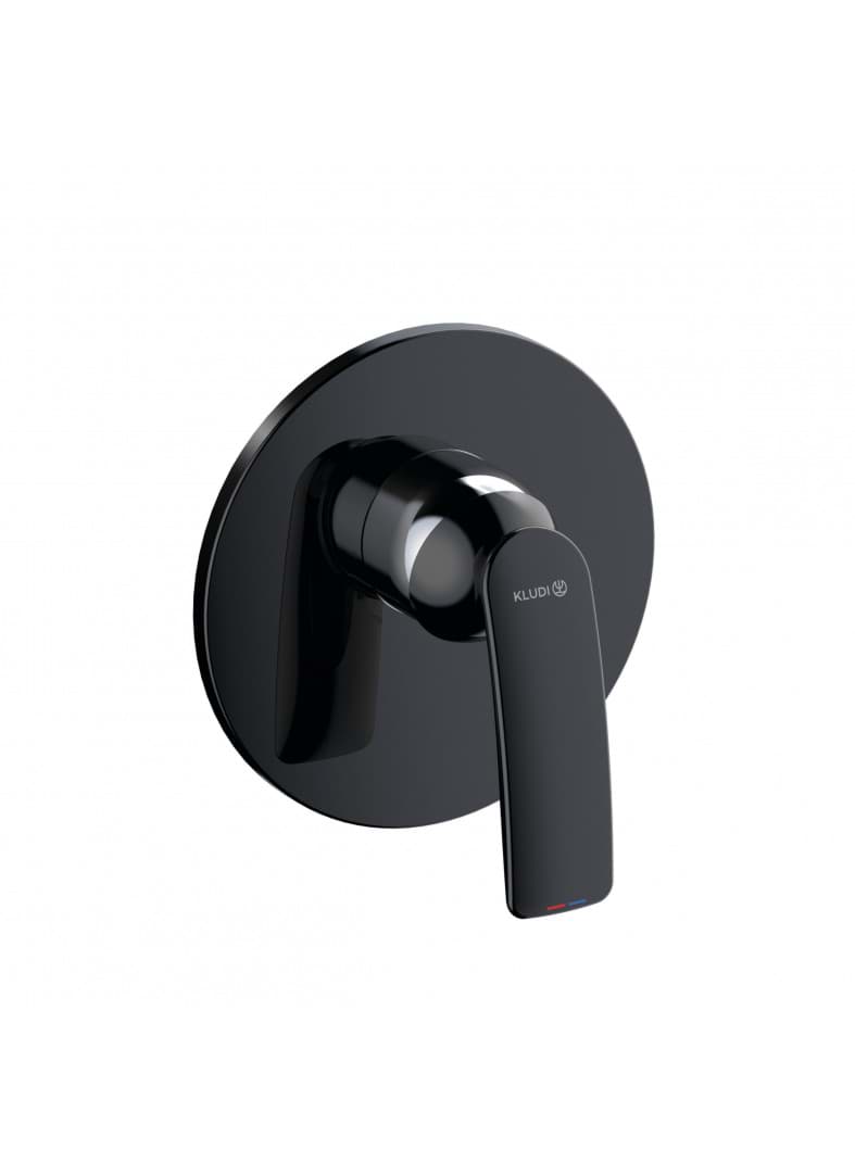 Picture of KLUDI BALANCE concealed single lever shower mixer #527558775 - matt black/chrome