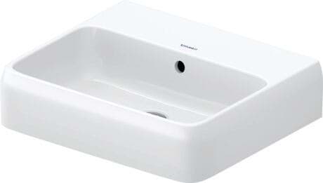 DURAVIT Waschtisch 238250 Design by Studio F. A. Porsche #2382500060 - p Farbe 00, Weiß Hochglanz, Anzahl Hahnlöcher pro Waschplatz: 1 Mitte 500 x 420 mm
