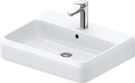 DURAVIT Waschtisch 238260 Design by Studio F. A. Porsche #2382602028 - p Farbe 00, Weiß Hochglanz, Anzahl Hahnlöcher pro Waschplatz: 1 Mitte 600 x 470 mm
