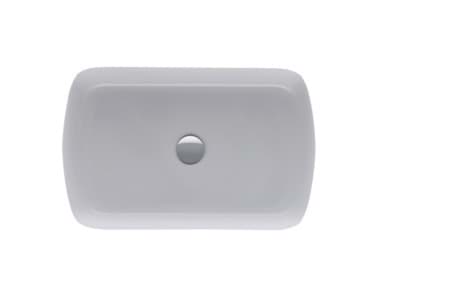 DURAVIT Aufsatzbecken 238460 Design by Studio F. A. Porsche #2384602079 - • Farbe 00, Weiß Hochglanz, Anzahl Waschplätze: 1 Mitte, Überlauf: Nein, Geschliffen 600 x 400 mm