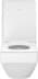 Bild von DURAVIT WC-Sitz 002209 Design by Duravit #0022090000 - Farbe 00, Weiß Hochglanz, Farbe Scharnier: Edelstahl, Überlappend 378 x 469 mm