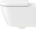 Bild von DURAVIT WC-Sitz 006989 #0069890000 - Farbe 00, Form: D-shaped, Weiß Hochglanz, Farbe Scharnier: Edelstahl, Überlappend 370 x 431 mm