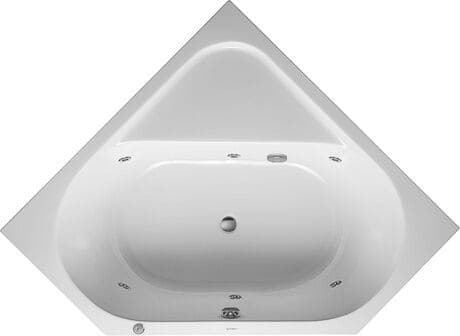 DURAVIT Einbau-Whirlwanne 760137 Design by sieger design #760137000JP1000 - Farbe 00, Jet Project, 50 Hz, Schutzart: IPX5 1400 x 1400 mm