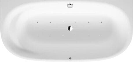 DURAVIT Vorwand-Whirlwanne 760364 Design by Philippe Starck #760364000AS0000 - Farbe 00, Air-System, 50 Hz, Schutzart: IPX5 1900 x 900 mm