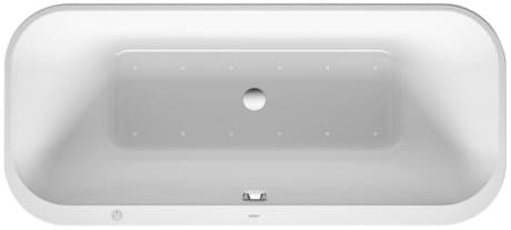 DURAVIT Whirlwanne 760453 Design by sieger design #760453000AS0000 - Farbe 00, Air-System, Weiß, 50 Hz, Schutzart: IPX5 1800 x 800 mm