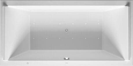 DURAVIT Einbau-Whirlwanne 760341 Design by Philippe Starck #760341000AS0000 - Farbe 00, Air-System, 50 Hz, Schutzart: IPX5 2000 x 1000 mm