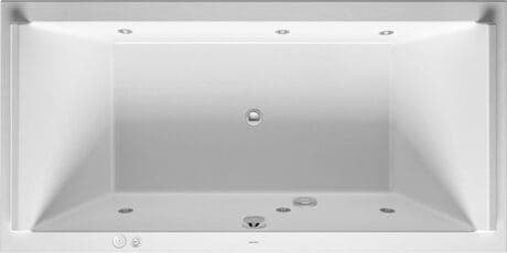 DURAVIT Einbau-Whirlwanne 760341 Design by Philippe Starck #760341000JS1000 - Farbe 00, Air-System, 50 Hz, Schutzart: IPX5 2000 x 1000 mm