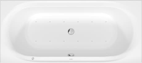 DURAVIT Whirlwanne 760503 Design by Philippe Starck #760503000AS0000 - Farbe 00, Air-System 1800 x 800 mm