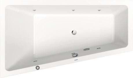 DURAVIT Einbau-Whirlwanne 760508 Design by Duravit #760508000JP1000 - Farbe 00, Jet Project, 50 Hz, Schutzart: IPX5 1700 x 1000 mm