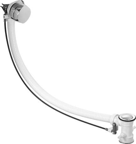 DURAVIT Ab- und Überlaufgarnitur mit Zulauf 791205 #791205000001000 - Farbe 10, Chrom 575 mm