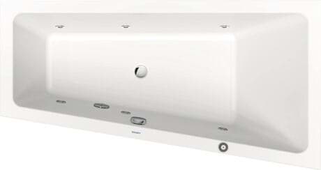 DURAVIT Einbau-Whirlwanne 760507 Design by Duravit #760507000JP1000 - Farbe 00, Jet Project, 50 Hz, Schutzart: IPX5 1600 x 850 mm