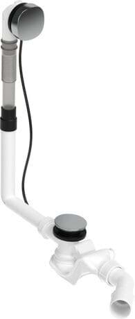 DURAVIT Ab- und Überlaufgarnitur 792200 #792200000001000 - Farbe 10, Chrom 280 mm