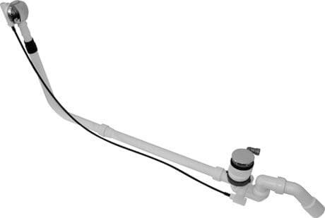 DURAVIT Ab- und Überlaufgarnitur mit Zulauf 791230 #791230000001000 - Farbe 10, Chrom 440 mm