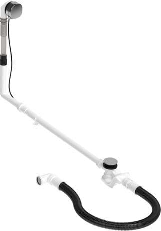DURAVIT Ab- und Überlaufgarnitur mit Zulauf 792211 #792211000001000 - Farbe 10, Chrom 480 mm
