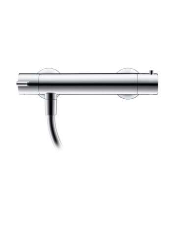 DURAVIT Brausethermostat Aufputz B14220000 Design by Duravit #B14220000010 - Farbe 10, Anschlussart: S-Anschlüsse, 1/2", Stichmaß: 150 mm ± 20 mm, Durchflussmenge (3 bar): 15,5 l/min 260 x 118 mm