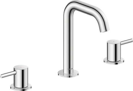 DURAVIT 3-Loch Waschtischarmatur CE1060005 Design by Duravit #CE1060005010 - Farbe 10, Chrom, Ausladung: 140 mm, Höhe: 191 mm, 3/8", Durchflussmenge (3 bar): 5 l/min, Geräuschklasse: I 322 x 177 mm