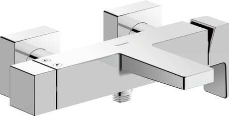 DURAVIT Einhebel-Wannenmischer Aufputz MH5230000 Design by Duravit #MH5230000010 - Farbe 10, Chrom, Anschlussart: S-Anschlüsse, 1/2", Stichmaß: 150 mm ± 15 mm, Durchflussmenge (3 bar): 23,5 l/min, Geräuschklasse: II 286 x 213 mm
