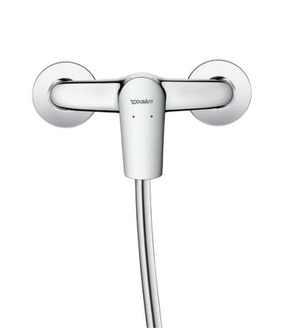 DURAVIT Einhebel-Brausemischer Aufputz N14230000 Design by Duravit #N14230000010 - Farbe 10, Geräuschklasse: II 215 x 128 mm