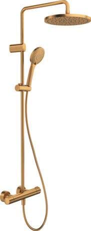 DURAVIT Duschsystem 1000 MinusFlow TH4282008 Design by Duravit #TH4282008004 - Farbe 04, Bronze Gebürstet, Geräuschklasse: I, Stichmaß: 150 mm ± 15 mm 303 x 573 mm