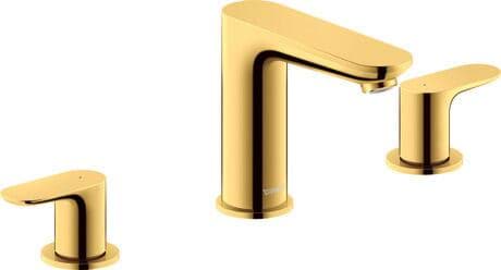 DURAVIT 3-Loch Waschtischarmatur WA1060005 Design by Duravit #WA1060005034 - Farbe 04, Bronze Gebürstet, 3/8", Durchflussmenge (3 bar): 4,5 l/min, Geräuschklasse: I 326 x 176 mm