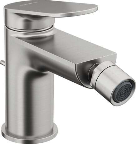 DURAVIT Einhebel-Bidetmischer WA2400001 Design by Duravit #WA2400001070 - Farbe 04, Bronze Gebürstet, Höhe: 137 mm, Ausladung: 128 mm, Durchflussmenge (3 bar): 5 l/min 52 x 152 mm