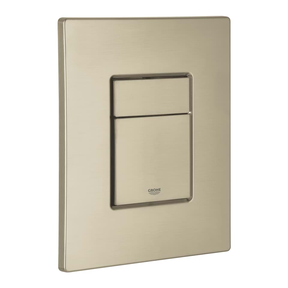 GROHE Cover plate with push-button #42371EN0 - brushed nickel resmi