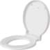 Bild von DURAVIT WC-Sitz 006588 Design by Philippe Starck #0065880099 - Farbe 00, Weiß Hochglanz, Farbe Scharnier: Edelstahl, Überlappend 420 x 453 mm
