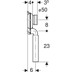 Bild von 152.951.11.1 Geberit urinal trap, vertical outlet