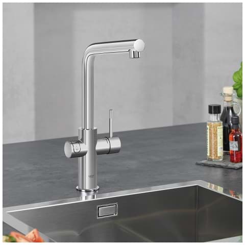 Picture of GROHE Red Duo tap and boiler size L chrome 30325001