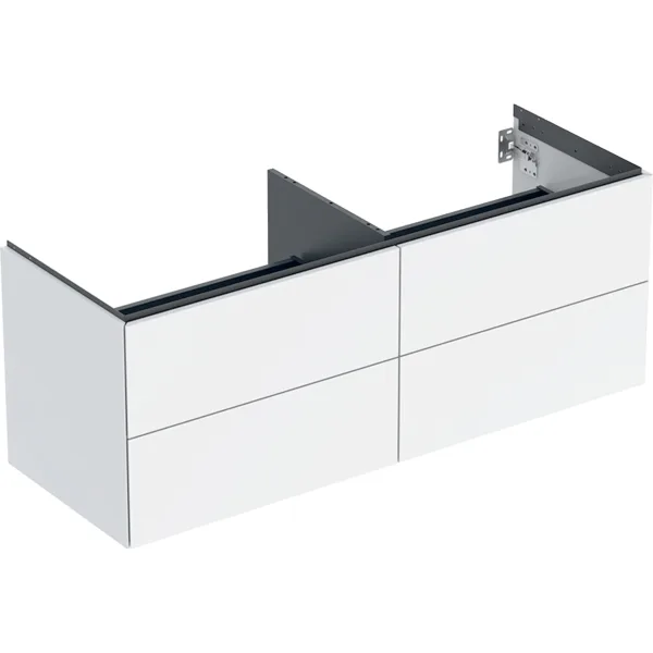 Picture of GEBERIT ONE cabinet for lay-on washbasin, with four drawers white / matt coated #505.266.00.2