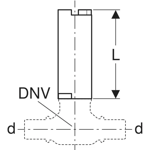 εικόνα του GEBERIT spindle extension set for ball valve, NPW #94935