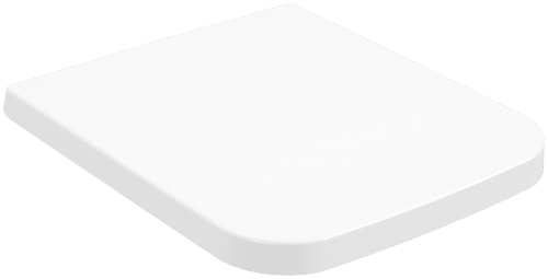 VILLEROY BOCH Venticello Toilet seat and cover, with automatic lowering mechanism (SoftClosing), with removable seat (QuickRelease), Stone White #8M22S1RW resmi