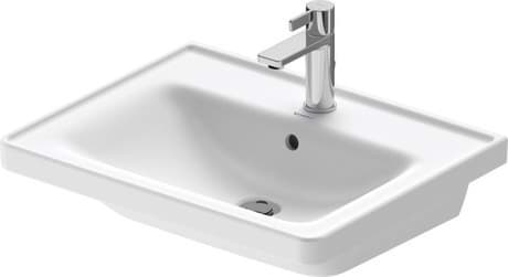 Picture of DURAVIT Washbasin 236760 Design by Bertrand Lejoly #2367600060 - • Color 00, White High Gloss, Back side glazed: No 600 mm
