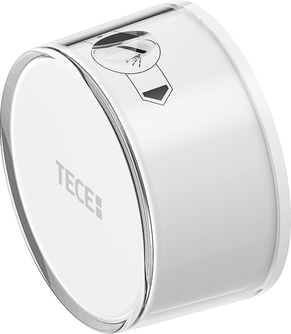 Picture of TECE shower toilet control knob water volume, plastic white #9820362