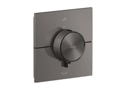 Bild von HANSGROHE AXOR ShowerSelect ID Thermostat Unterputz eckig für 2 Verbraucher mit integrierter Sicherungskombi nach EN1717 #36753340 - Brushed Black Chrome