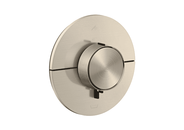 Bild von HANSGROHE AXOR ShowerSelect ID Thermostat Unterputz rund für 2 Verbraucher mit integrierter Sicherungskombi nach EN1717 #36751820 - Brushed Nickel