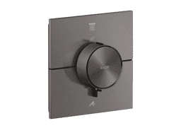 Bild von HANSGROHE AXOR ShowerSelect ID Thermostat Unterputz eckig für 2 Verbraucher #36752340 - Brushed Black Chrome
