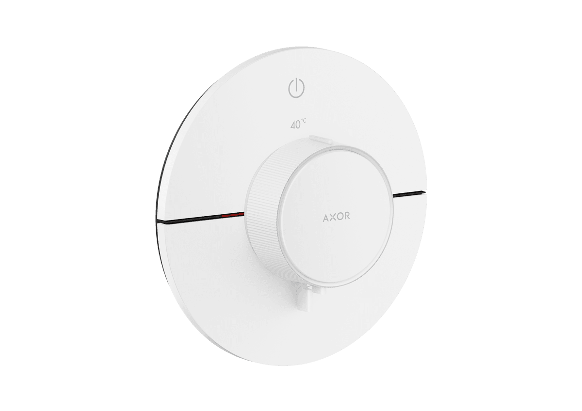 Bild von HANSGROHE AXOR ShowerSelect ID Thermostat Unterputz rund für 1 Verbraucher #36756700 - Mattweiß