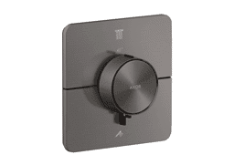 Bild von HANSGROHE AXOR ShowerSelect ID Thermostat Unterputz softsquare für 2 Verbraucher #36754340 - Brushed Black Chrome