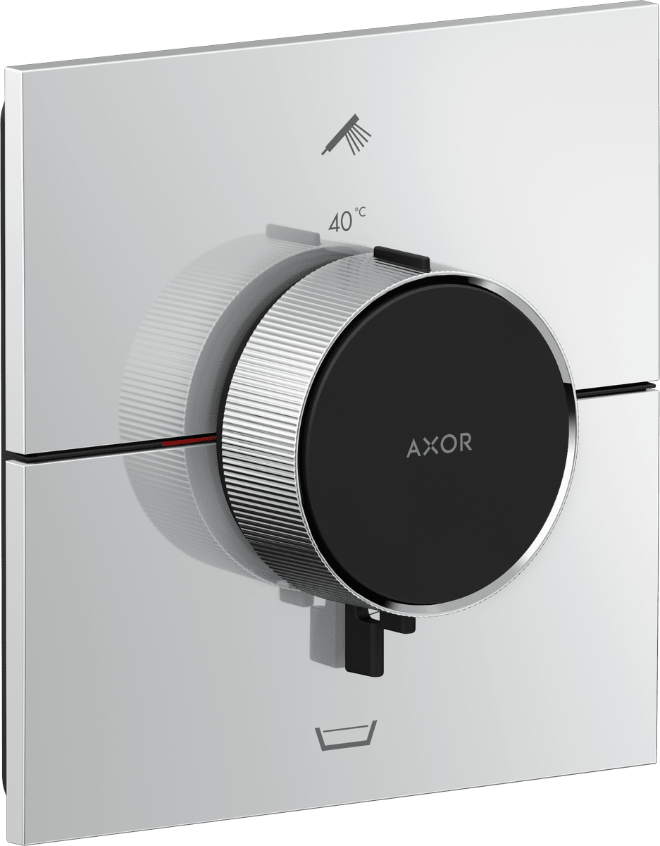 Obrázek HANSGROHE AXOR ShowerSelect ID termostat skrytý úhlový pro 2 spotřebiče s integrovanou kombinací pojistek podle EN1717 #36753000 - Chrome